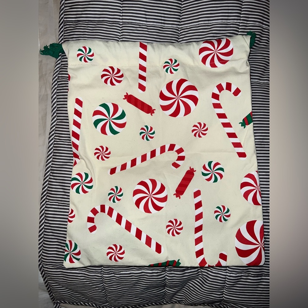 Canvas drawstring bag